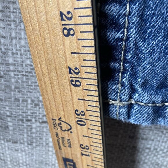 Ariat M5 Jeans Mens Size 35x32 Blue Denim Straight Fit/ Straight Leg Faded - Picture 8 of 12